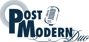 logo de Post Modern duo bleu
